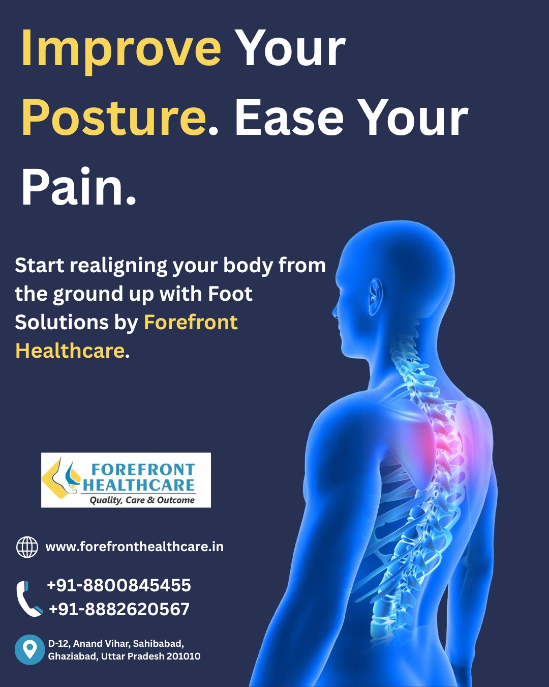 Improve your posture. Ease your pain.