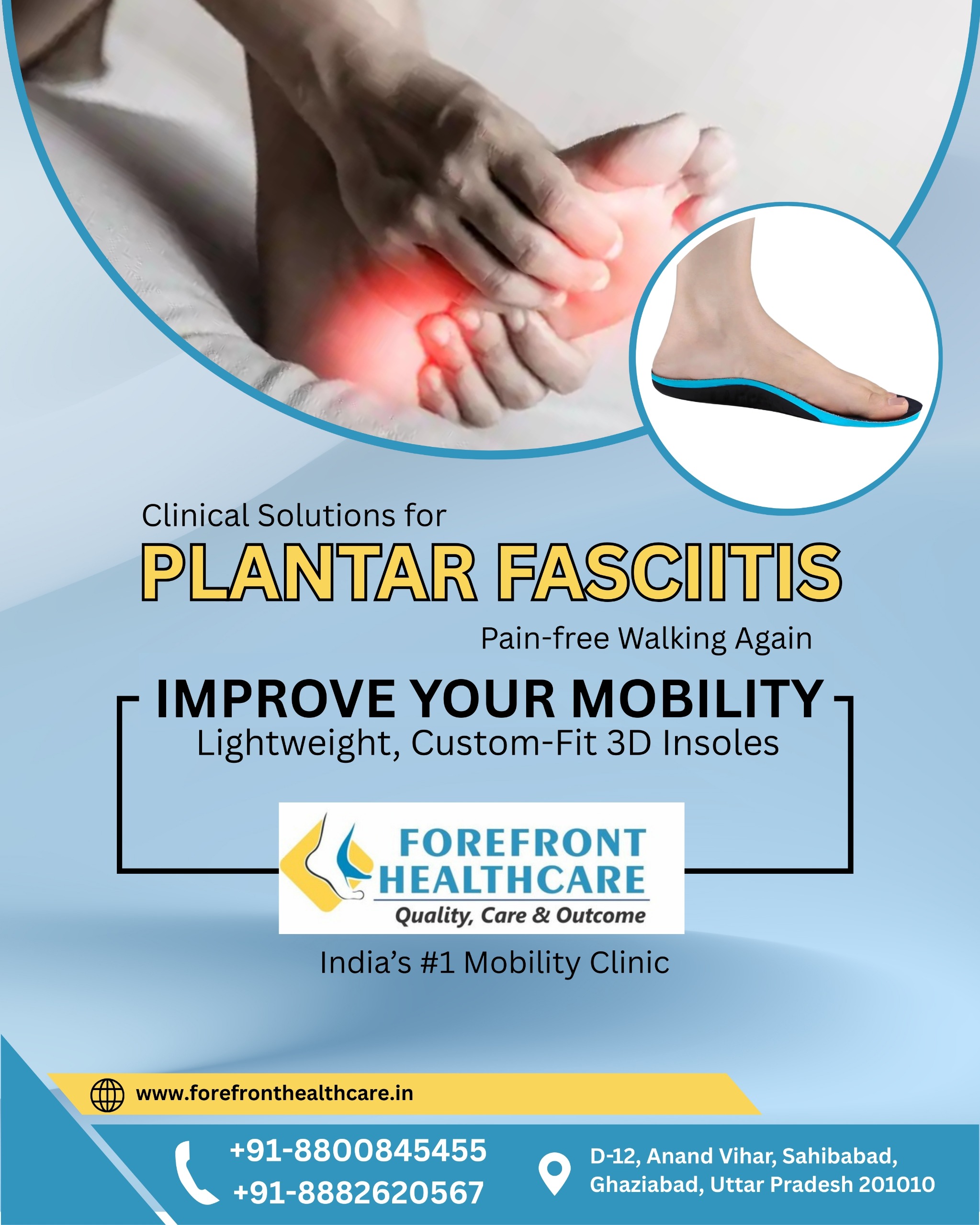 Plantar Fasciitis can make every step painful—but you don’t have to live with it!
