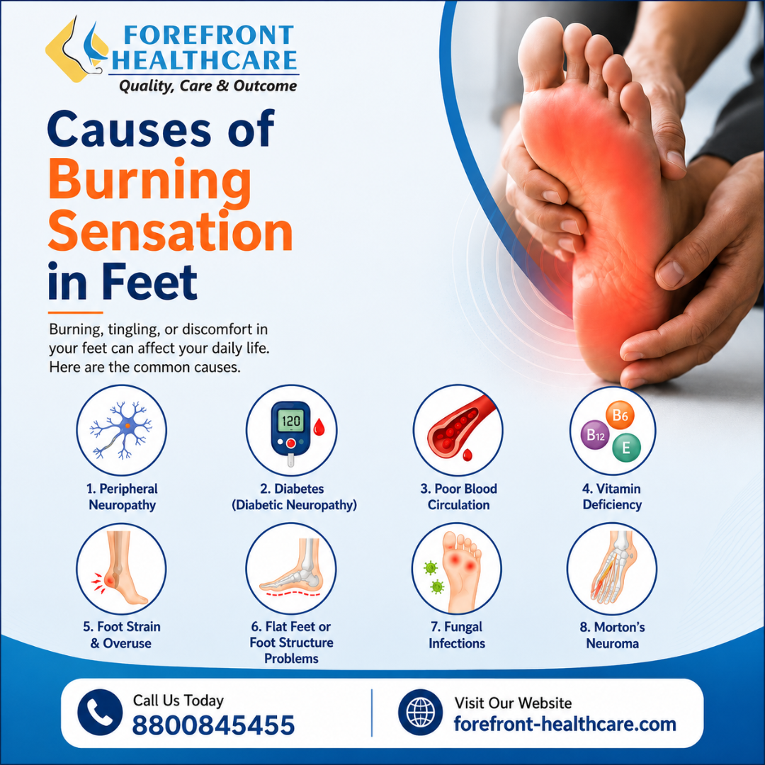 Causes of burning sensation in feet